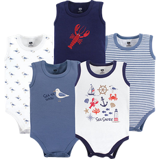 Hudson Sleeveless Bodysuits 5-pack - Sea Shore (10155382)