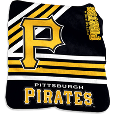 Logo Brands Pittsburgh Pirates Plush Raschel Throw Blanket