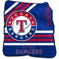 Logo Brands Texas Rangers Raschel Throw