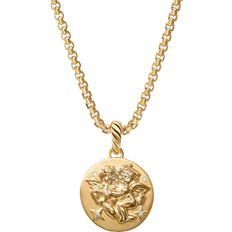 David Yurman Gemini Amulet - Gold/Diamond