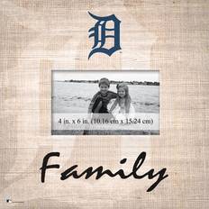 Fan Creations Detroit Tigers Burlap Pattern Frame