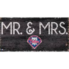 Fan Creations Philadelphia Phillies Personalized Mr. & Mrs. Sign