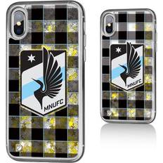 Strategic Printing Minnesota United FC Plaid Glitter iPhone X/XS Case