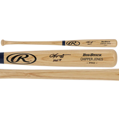 Fanatics Atlanta Braves Chipper Jones Rawlings Game Model Autographed Bat with HOF 18 Inscription