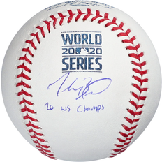 Fanatics Los Angeles Dodgers Mookie Betts 2020 WS Champs Inscription Autographed 2020 MLB World Series Champions World Series Logo Baseball