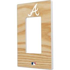 Strategic Printing Atlanta Braves Bat Design Single Rocker Light Switch Plate