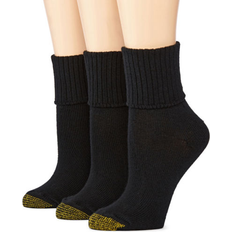 Goldtoe Women's Turncuff Socks 3-pack - Black