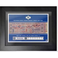 Mustang New York Yankees 1958 World Series Framed Ticket