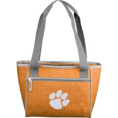 Logo Brands Clemson Tigers Quartrefoil 16-Can Cooler Tote Bag - Orange
