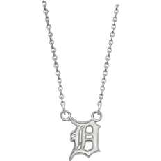 LogoArt Detroit Tigers Small Pendand Necklace - Silver