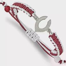 LogoArt Cincinnati Reds Stainless Steel Cord Bracelet W