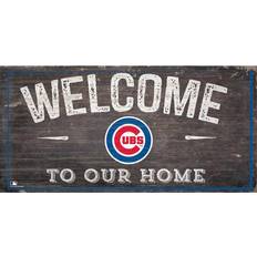 Fan Creations Chicago Cubs Welcome to Our Home Sign Board