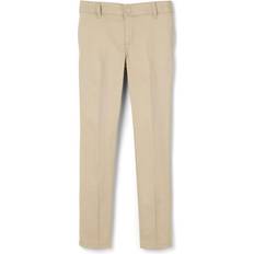 French Toast Girl's Slim Stretch Twill Pant - Khaki (1417B)