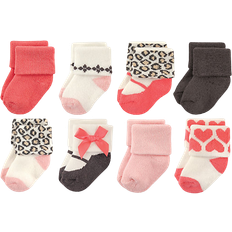 Luvable Friends Socks 8-pack - Leopard (10728065)