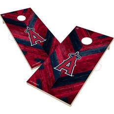 Victory Tailgate Los Angeles Angels 2' x 4' Herringbone Design Cornhole Set