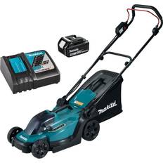 Makita With Collection Box - With Mulching Battery Powered Mowers Makita DLM330RT (1x5.0Ah) Battery Powered Mower