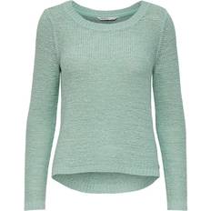 Only Geena Texture Knitted Pullover - Grey/Harbor Grey