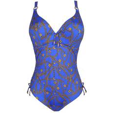 PrimaDonna Swim Olbia Ropes Deep Plunge Wire Swimsuit - Electric Blue