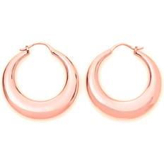 Rosefield Bold Hoops - Rose Gold