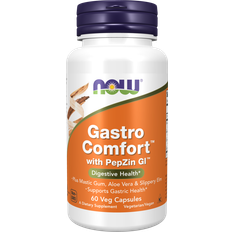 Glutenfree Gut Health Now Foods Gastro Comfort with PepZin GI 60 pcs