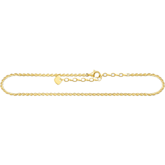 Gold Plated Anklets Thomas Sabo Charm Club Anklet - Gold