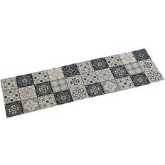 Versa Bordslöpare Mosaik Grå Polyester (44,5 x 0,5 x 154 cm)