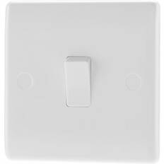 Nexus 1way White Round Edge Switch 1 Gang MWA 811-01