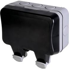 Masterplug 2 Gang Switched IP66 Outdoor Socket wilko