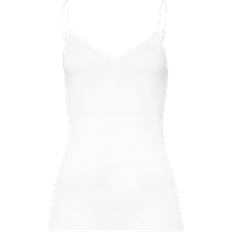 Hanro Cotton V-Neck Seamless Camisole - White