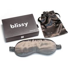 Blissy Pure Silk Sleep Mask Bedding Gray