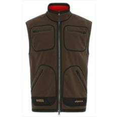 Härkila Kamko fleece vest Brown/Red