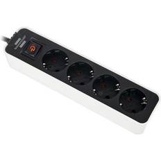 Brennenstuhl Ecolor Power Strip 4 Way WH