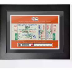 Mustang Baltimore Orioles 1970 World Series Framed Ticket