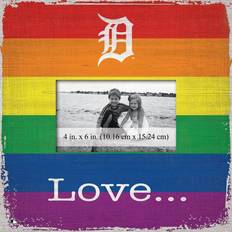 Fan Creations Detroit Tigers Love Pride Frame