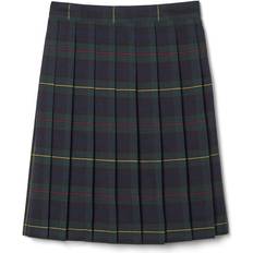 French Toast Girl's Plaid Pleated Skirt - Green Plaid