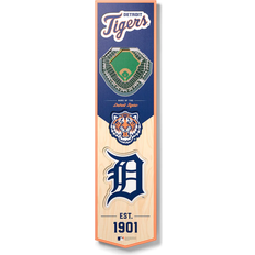 YouTheFan Detroit Tigers 3D Stadium View Banner