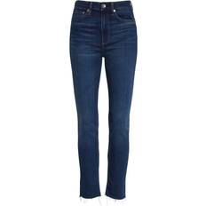 Rag & Bone Nina High Waist Raw Hem Ankle Skinny Jeans - Jasper