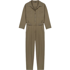 Women - Wool Jumpsuits & Overalls Maje Popie Jumpsuit - Khaki