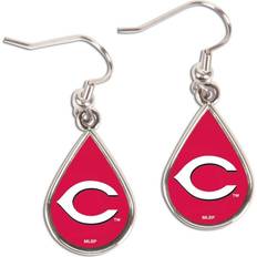 WinCraft Cincinnati Reds Tear Drop Dangle Earrings