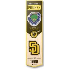 YouTheFan San Diego Padres 3D Stadium View Banner