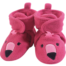 Hudson Fleece Booties - Pink Flamingo