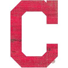 Fan Creations Cleveland Indians Distressed Logo Cutout Sign Board