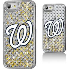 Strategic Printing Washington Nationals iPhone 6/6s/7/8 Logo Gold Glitter Case