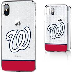 Strategic Printing Washington Nationals iPhone X/Xs Stripe Clear Case