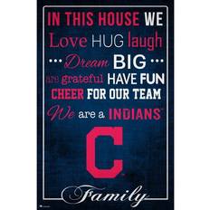 Fan Creations Cleveland Indians In This House Sign