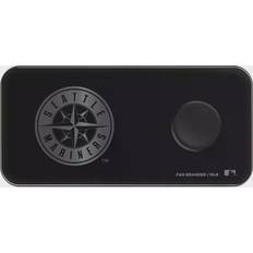 Fan Brander Seattle Mariners 3-in-1 Glass Wireless Charge Pad