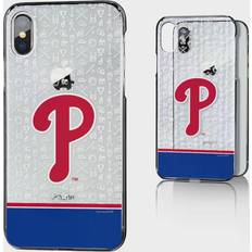 Strategic Printing Philadelphia Phillies iPhone X/Xs Stripe Clear Case