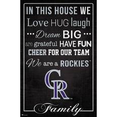Fan Creations Colorado Rockies In This House Sign