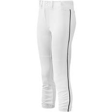 Mizuno Sportswear Garment Trousers Mizuno Women's Belted Piped Softball Pant - White/Black