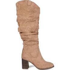 Journee Collection Aneil Medium Calf - Taupe